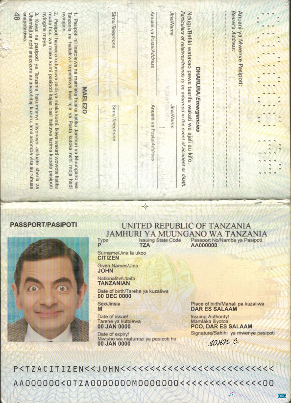 Angola LNG proof of address utility bill template in Word and PDF format